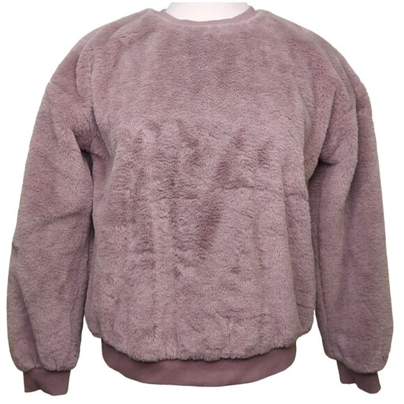 Philosophy Republic Women's Faux Fur Pullover Top Tan Size Small Lined~Soft~Cozy - Picture 1 of 14